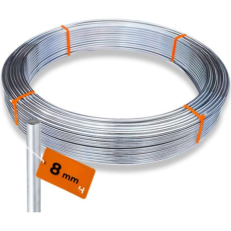 Haus-Held Fil rond en aluminium AlMgSi Ø 8 mm × 2 m (1/5)