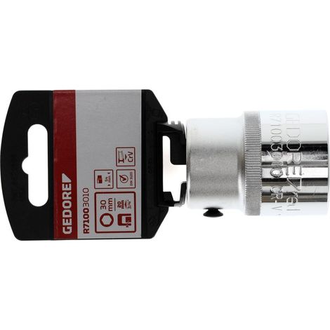 R71003010 Vaso para llave de vaso 3/4" hexagonal 30 mm longitud 54 mm (1/4)