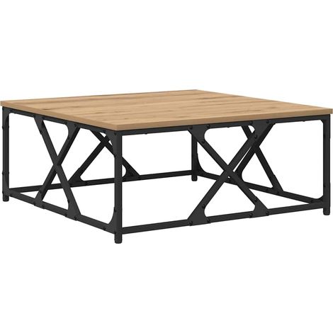 Maison Exclusive - Tavolino da salotto Rovere artigianale 70 x 70 x 30 cm