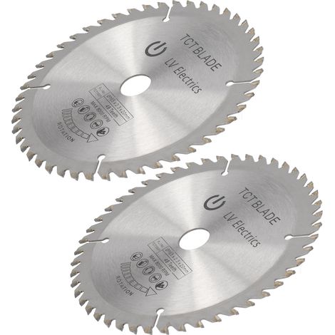 2 Pièces Disque de Coupe Carbure 6 Pouces 48 Dents pour Scie Circulaire sur Table (1/5)