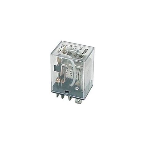Relais Haute Puissance 10a/24vcc-220vca 2 X Repos-travail 12vcc (1/2)