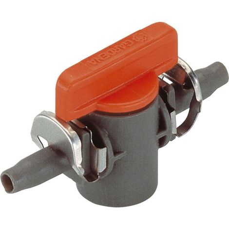 GARDENA 08357-20 Vanne d'arrêt Micro-Drip-System (2 pièces) (1/2)