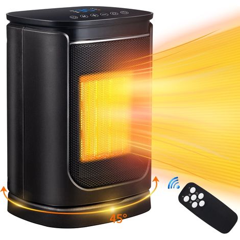 Radiateur Soufflant Céramique 1500W avec Télécommande – Salle de Bain
