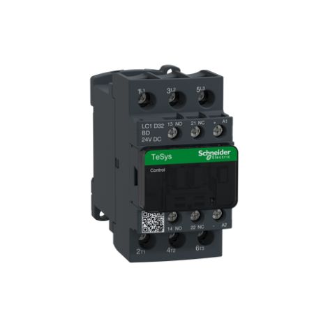 Contacteur TeSys LC1D 3P AC3 440V 32 A bobine 24 V CC - LC1D32BD (1/10)