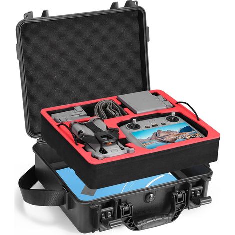 Estuche para DJI Mini 5 Pro/Fly More Combo Plus, bolsa de transporte de doble capa para Mini 5 Pro, compatible con RC 2/RC-N3, batería, cargador y otros accesorios [SOLO ESTUCHE]