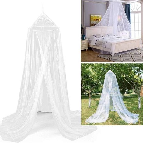 Round Mosquito Net, Anti-Insect Canopy Mosquito Net, Insect Bed Canopy Protection Curtains, Quick and Easy Installation for Baby, Children, Universal Mosquito Net Veil (1/5)