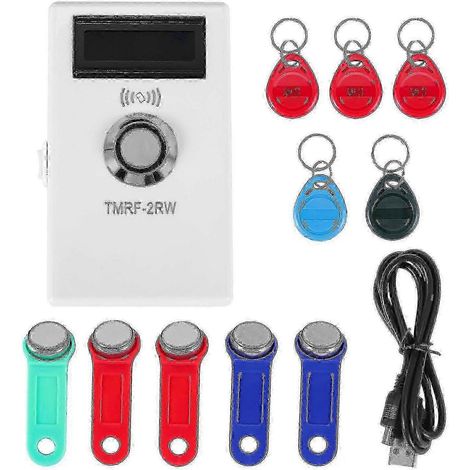 Programmateur TMRF-2RW IButton DS1990A Copieur/Cloneur/Photocopieur 125 kHz Lecteur/Enregistreur RFID RW1990 Clé T 25-26 tj1 (1/5)