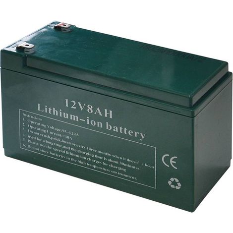 BATTERIA RICAMBIO 12V 8Ah -al litio