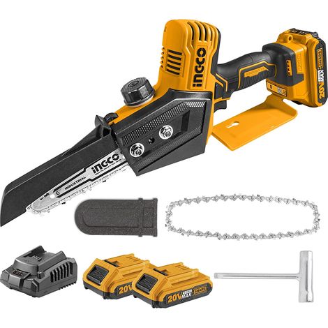 Sega a batteria litio 20V 2AH - Motore brushless Lama CARVING 15cm - CGSLI20682 (1/5)