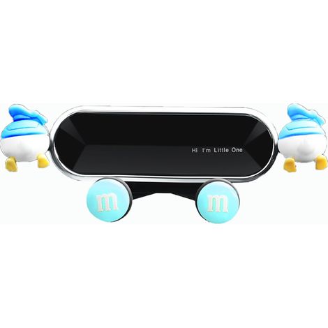 Support téléphone pour voiture, support GPS mignon dessin animé, fixation bouche d'aération pour smartphones 4-7,2 pouces, type 5 (1/5)