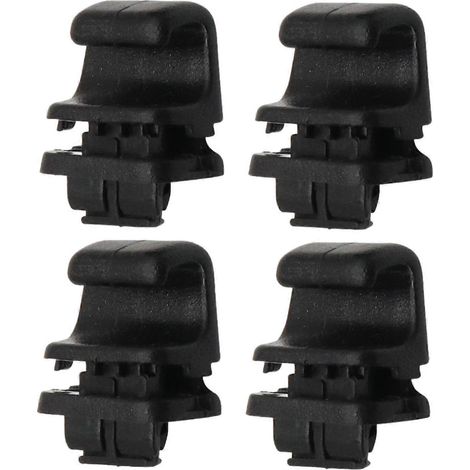 Lot de 4 crochets de rideau de porte arrière intérieur noirs 83917S8000CA pour Hyundai (1/4)