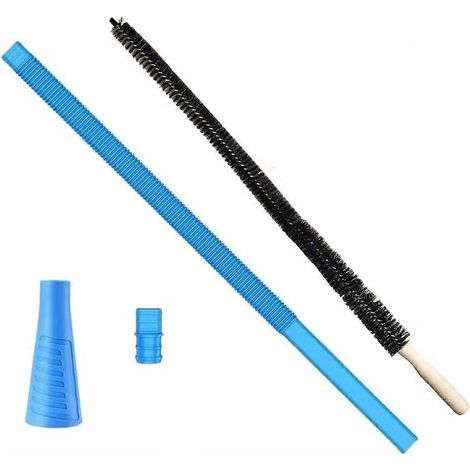 Kit de nettoyage de conduit de sèche-linge pour universel Vacuum, tuyau Attachment et peluches brosse, compatible avec All Vacuum Cleaners (1/5)