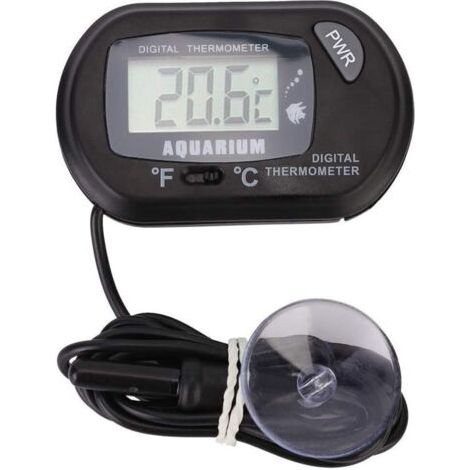 Termometro digitale LCD da -50 a 70 °C, termometro per acquario, terrario per rettili, indicatore di temperatura per veicolo, acquario, frigorifero.