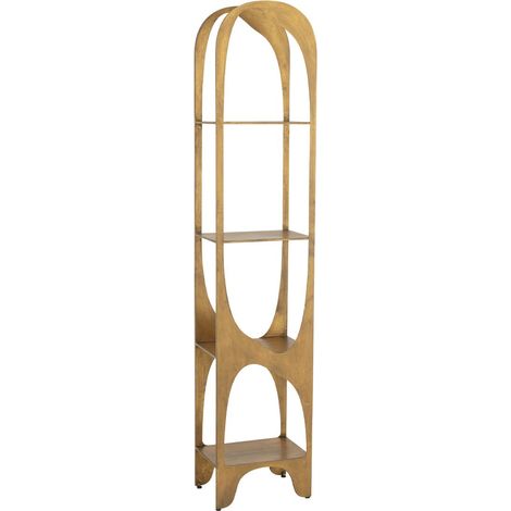 Étagère Design en Métal "Var" 200cm Doré (1/5)