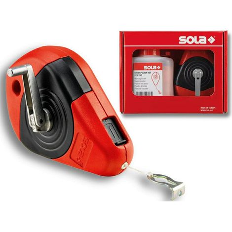 SOLA SZNUREK TRASERSKI 30m CLP SET R + KREDA CZERWONA