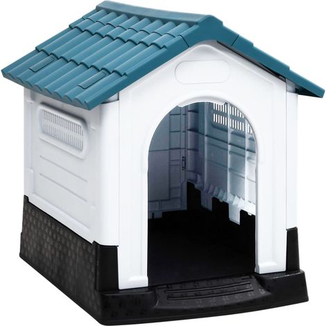 Caseta para perros 57 x 68 x 66 cm Polipropileno Azul 020043445