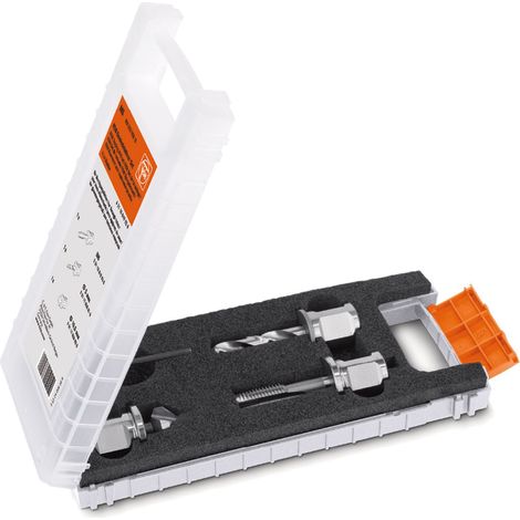Juego de machos de roscar finos para agujeros pasantes M 6 - 63110019020