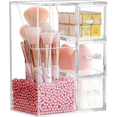 Accessoire de maquillage Boîte de rangement Brosse de maquillage Boîte de rangement Porte-brosse de maquillage Porte-brosse de maquillage Boîte de rangement Porte-brosse de maquillage Boîte de protect (1/5)