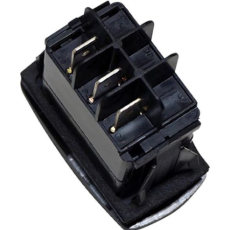 Hot-selling car, RV, boat, yacht commonly used modified car boat-shaped rocker waterproof switch 3-pin 3-position RND (1/4)