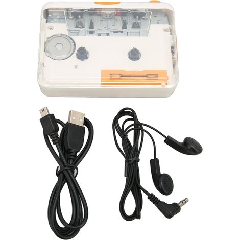 USB-Kassettenkonverter, tragbarer MP3-Player mit Kopfhörern, Plug & Play, kompatibel mit iPod und PC (1/5)