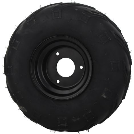 Pneu ATV 145/70-6 sans chambre avec jante 6 pouces, caoutchouc universel pour quad, go-kart, UTV et voiturette 4 roues (1/5)