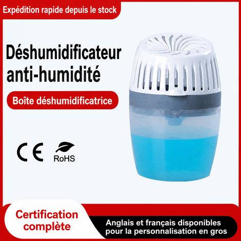 Boîte déshumidificatrice d'intérieur 550 ml absorbeur d'humidité armoire 42 × 28,5 × 23,5 cm 1,5 kg – Livraison gratuite (1/5)
