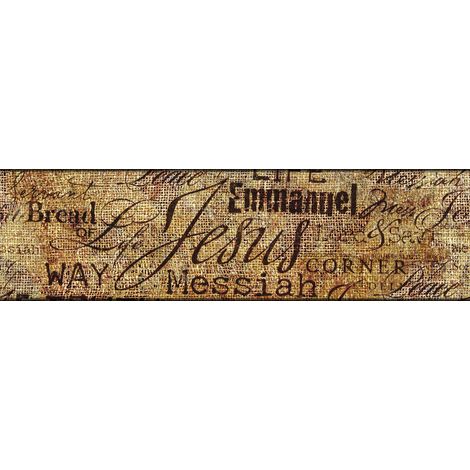 Frise de papier peint adhésive textes - 14 x 500 cm de Sanders & Sanders (1/2)