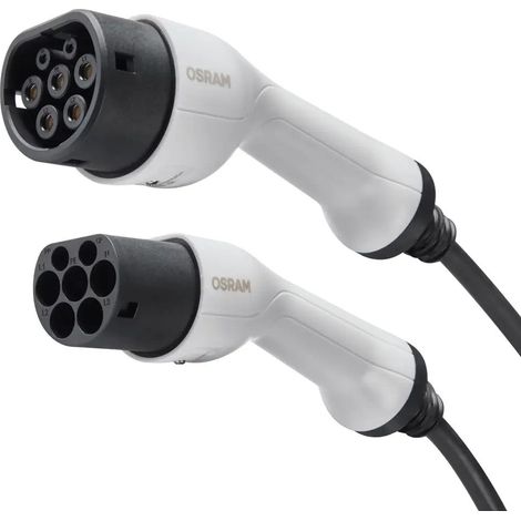 CABLE DE CHARGE VEHICULE ELECTRIQUE 7 BROCHES 16A, TYPE2   TYPE 2 3,3kW 5M 3 PHASE