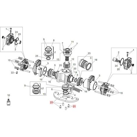 Piastra Base Per S800 M10 Ricambio FAAC 63003261 (1/3)
