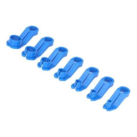Ensemble D'Outils de Déconnexion Conduite Carburant AC, 7 Tailles, Outils Retrait à Angle Bleu ABS pour Véhicules avec Utilisation Facile une Main, Pièces -