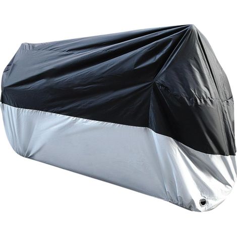 Housse de Protection pour Moto Noir, Imperméable Oxford, Anti-Vent (1/5)