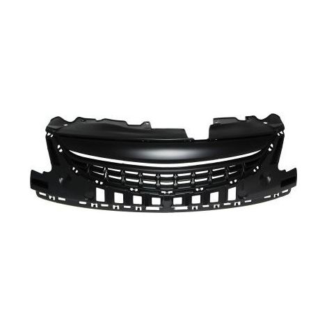 Frontgrill ohne Emblem für Opel Corsa D (2011-2014) - schwarz