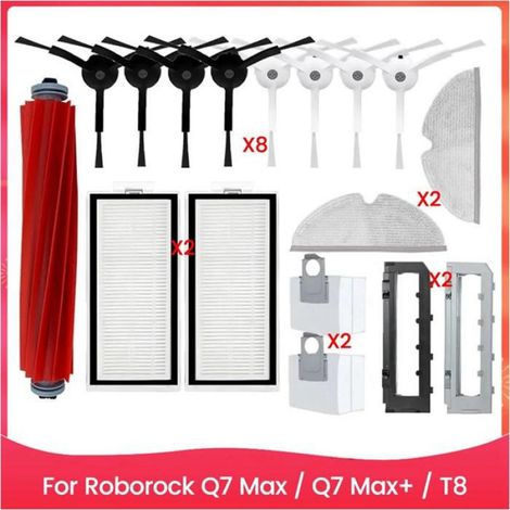 Brosse Principale - Filtre Hepa - Pour Aspirateur Robot - Compatible Avec Modèles À Balai Rotatif Et Filtre Intégré - Lot De 17 Pièces (1/5)