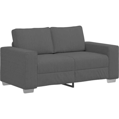 Canapé,Sofa pour Salon,Banquette causeuse gris foncé 120 cm tissu velours côtelé CFW711121 (1/5)