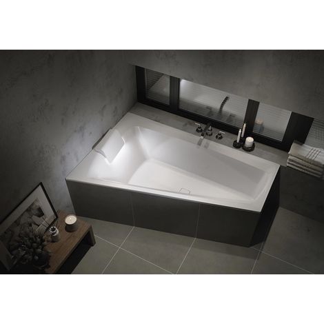 Baignoire d'angle Wonny 170 x 110 cm, gauche