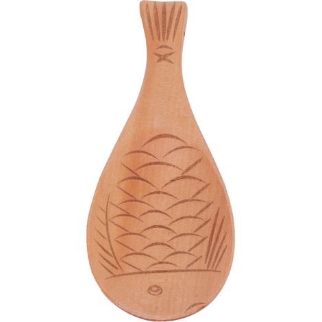 Cuillère à Riz en Bois en Forme de Poisson, Antiadhésive pour Service de Riz – Ustensile de Cuisine Ménager (1/5)