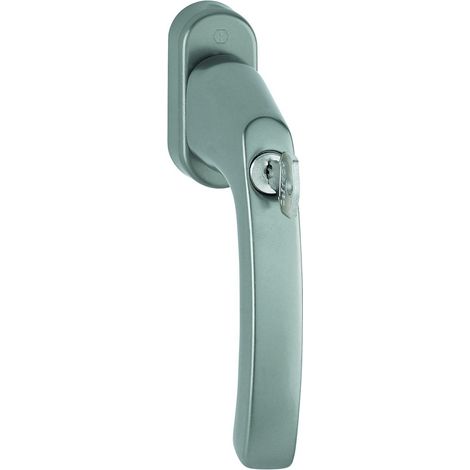 HOPPE® Fenstergriff absperrbar Luxembourg 099S/U26 TBT4, ohne Schrauben, Aluminium, 11551756