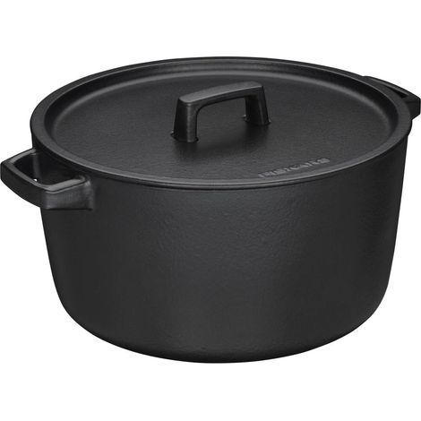 Fiskars Folken Casseruola con Coperchio, Capacità: 6 litri, Adatta a Tutti i Piani Cottura, Ghisa Smaltata, 1075697 (1/5)