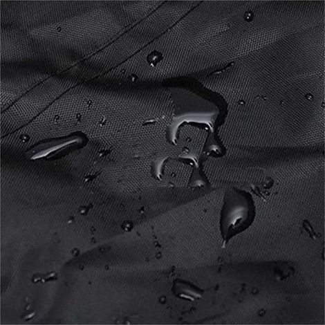 Telo di copertura per ombrellone da giardino, 280 x 81/30/45 cm, tessuto Oxford 210D, nero, antivento, impermeabile, protezione UV per ombrelloni a braccio. (1/5)