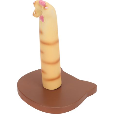 Porte Rouleau Papier Toilette Original Patte de Chat en Résine, Support Rouleau WC pour Salle de Bain et Cuisine, Décoration Mignonne (1/5)