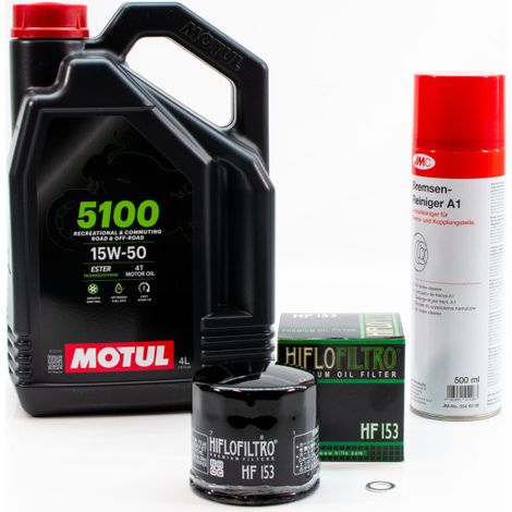Kit Entretien Vidange pour DUCATI 1200 MULTISTRADA de 2010 à 2016 - MOTUL 5100 15W50 4L