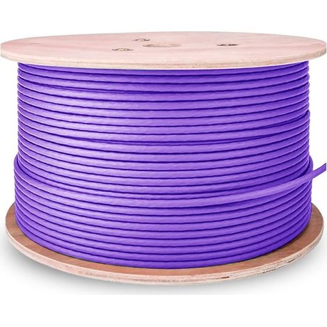 Bobina de Cable RJ45 AWG23 UTP Aisens A135-0748 Cat.6/ LSZH/ 305m/ Violeta