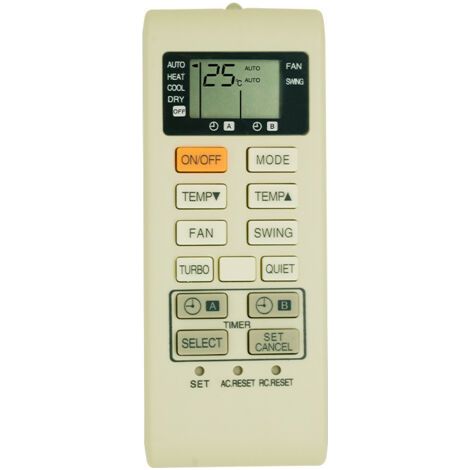 Compatible avec la télécommande du climatiseur Panasonic A75C3680 (1/3)