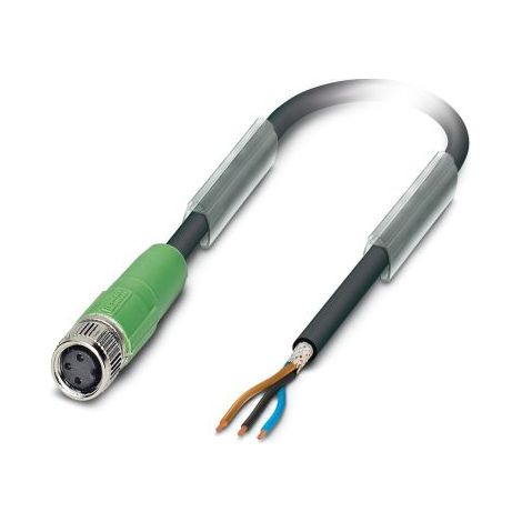Câble d'actionneur Phoenix Contact 3 conducteurs , M8 Femelle, 10m ( Prix pour 1 )