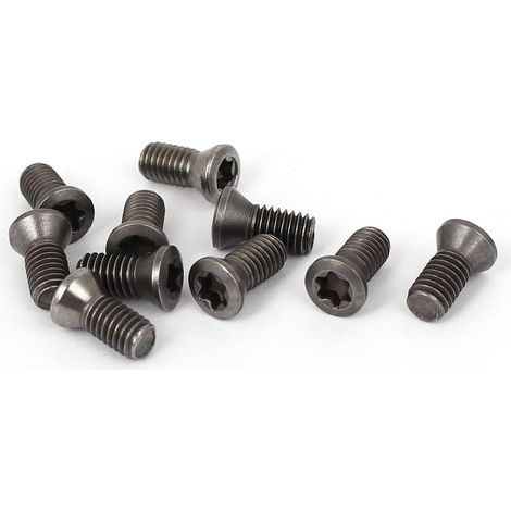 M4.5 x 10mm Metallflachkopf-Torx-Maschinenschraube Silverfarbe 10 Stücke (a09cb898e486dfa73b036b900e (1/2)