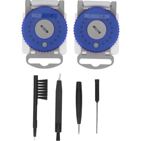 Protecteurs Anti-Poussière et Imperméables pour Appareils Auditifs, Kit de Nettoyage Portable Bleu (1/5)