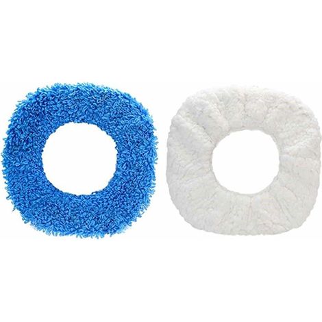 Accessoires pour balai à franges avec structure en fibre absorbante un nettoyage efficace chiffon humide + sec 2 pcs (1/4)