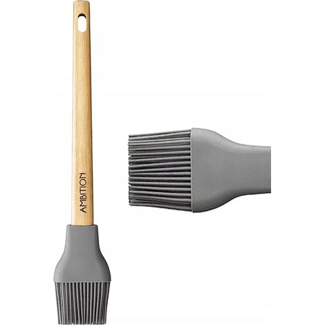 Pinceau à pâtisserie en silicone Ambition gris 29 cm (1/2)