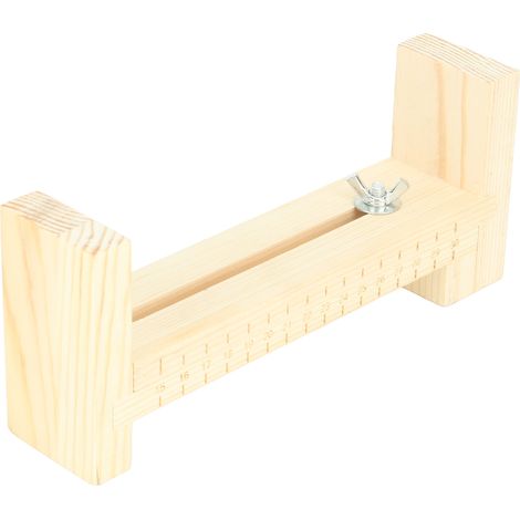 Bracelet en bois avec clips métalliques, outil ajustable à main pour tresser et tricoter des cordes (1/5)