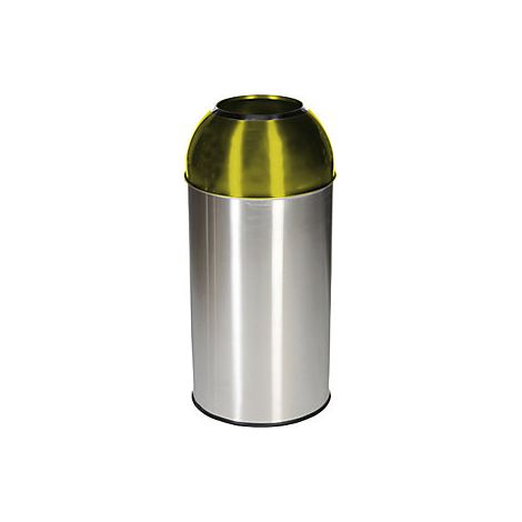 Edelstahl-Abfallsammler  Volumen 40 l  BxHxT 350 x 740 x 350 mm